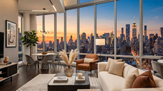 Elegant home dining area